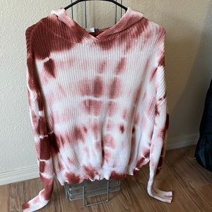 Hooded loose sweater